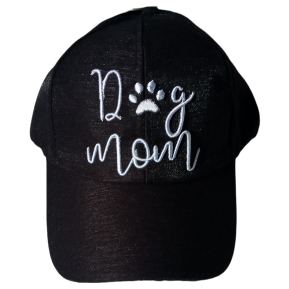 Dog Mom Hat  Black Color - Picture 1 of 5